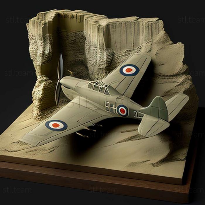 3D model IL 2 Sturmovik Cliffs of Dover game (STL)